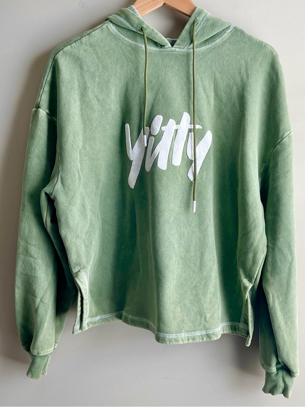 YITTY Light Green Logo Hoodie